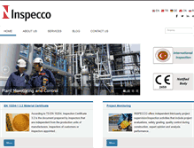 Tablet Screenshot of inspecco.com
